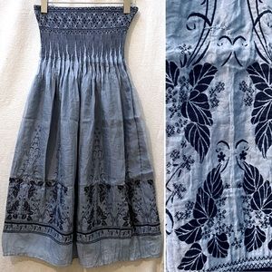Lapis Gather elastic waist / top Skirt or dress